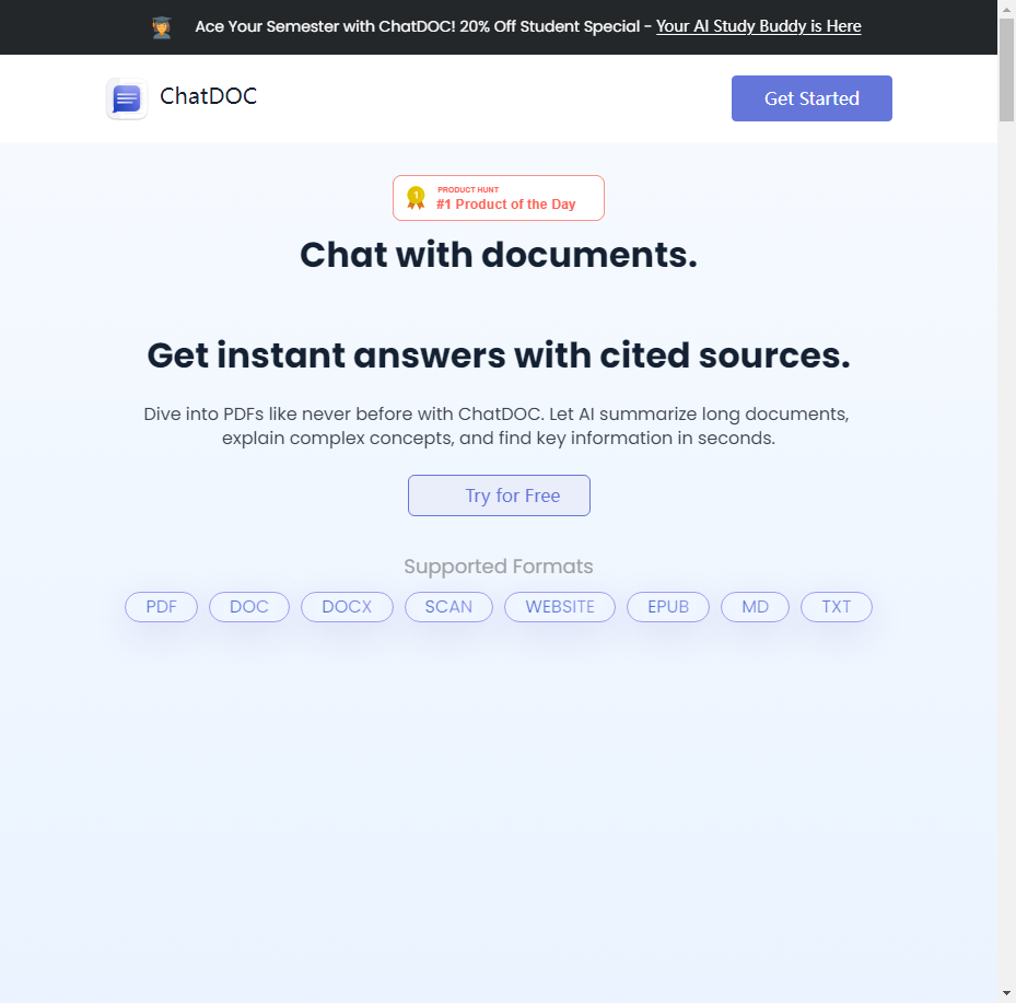 ChatDOC - AI Chat with PDF Documents